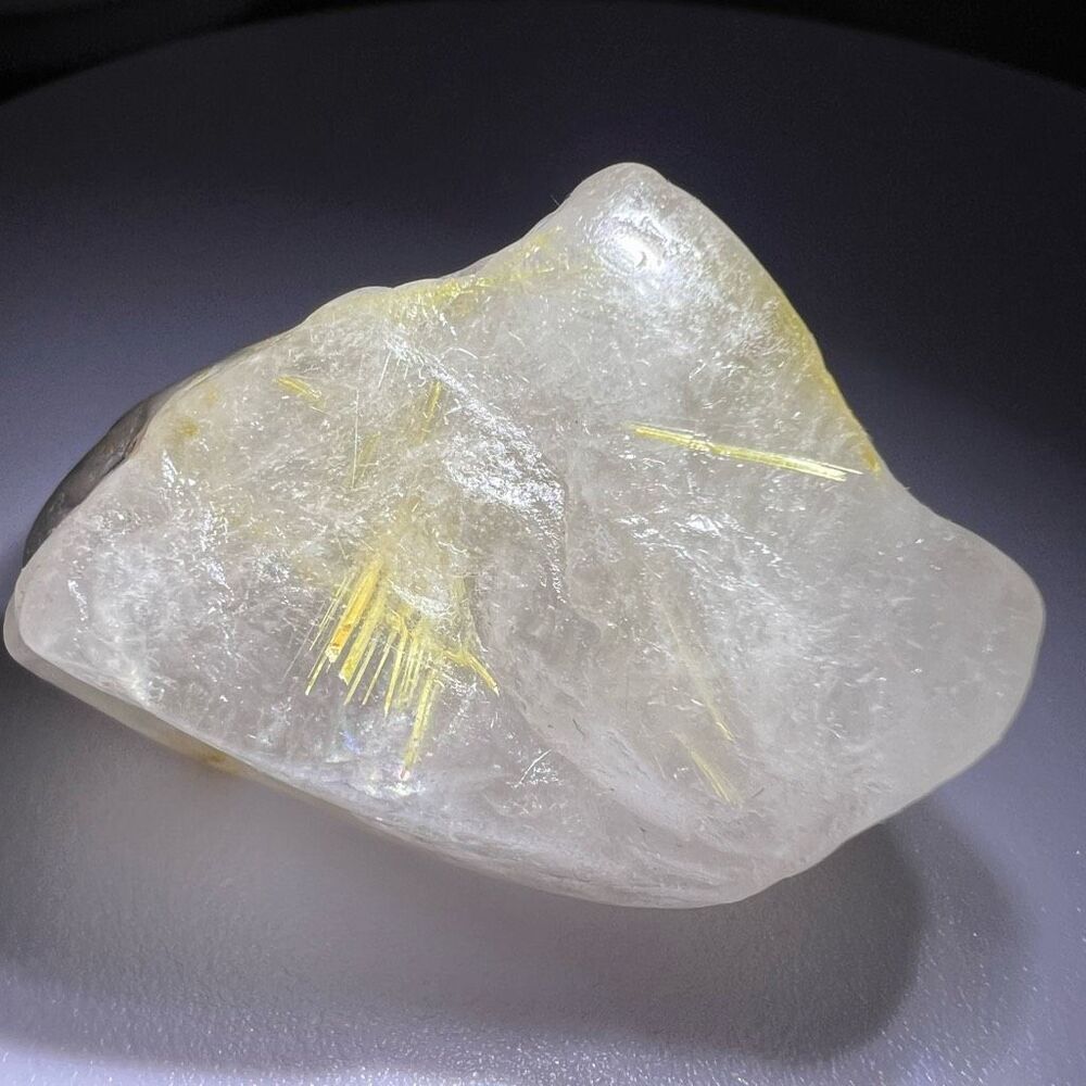 Golden Rutilated Quartz Crystal Freeform - Picture 11 of 13